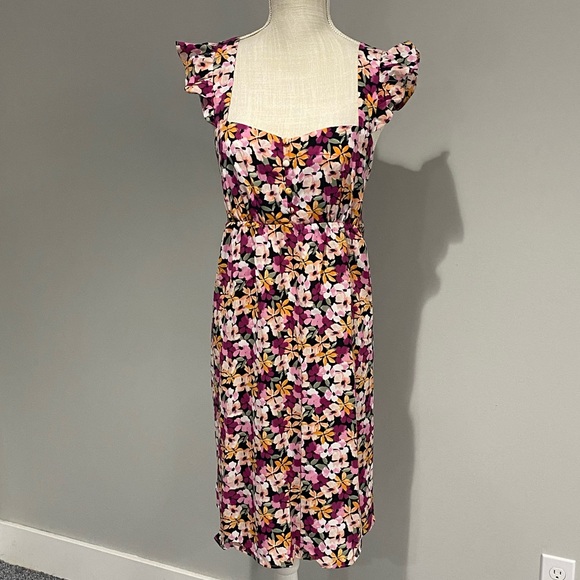 CUPSHE Floral Dress W/ Open Back NWT - Picture 2 of 7